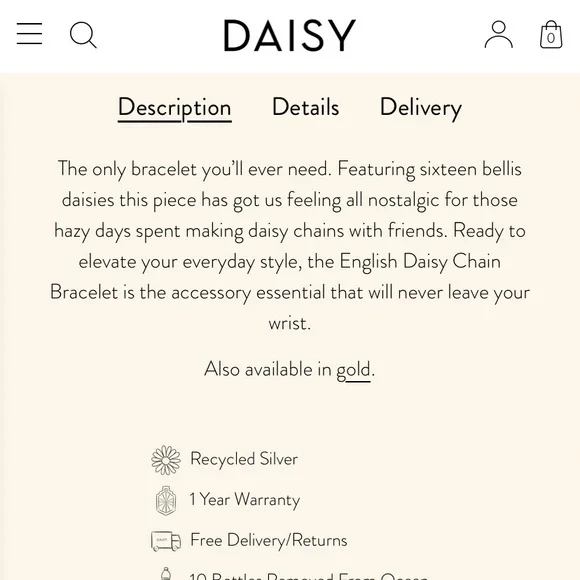 Daisy Chain Bracelet by Daisy London - Picture 5 of 6